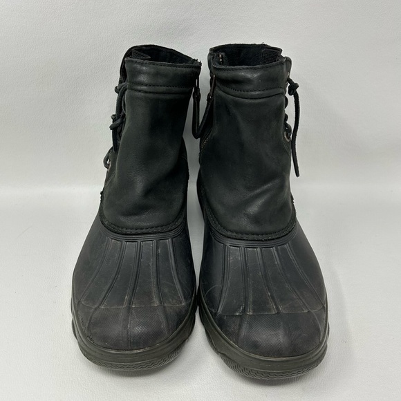 Sperry Top Sider Saltwater Wedge Spray Duck Boot Black STS80769 Women’s Size 10M - Picture 5 of 12